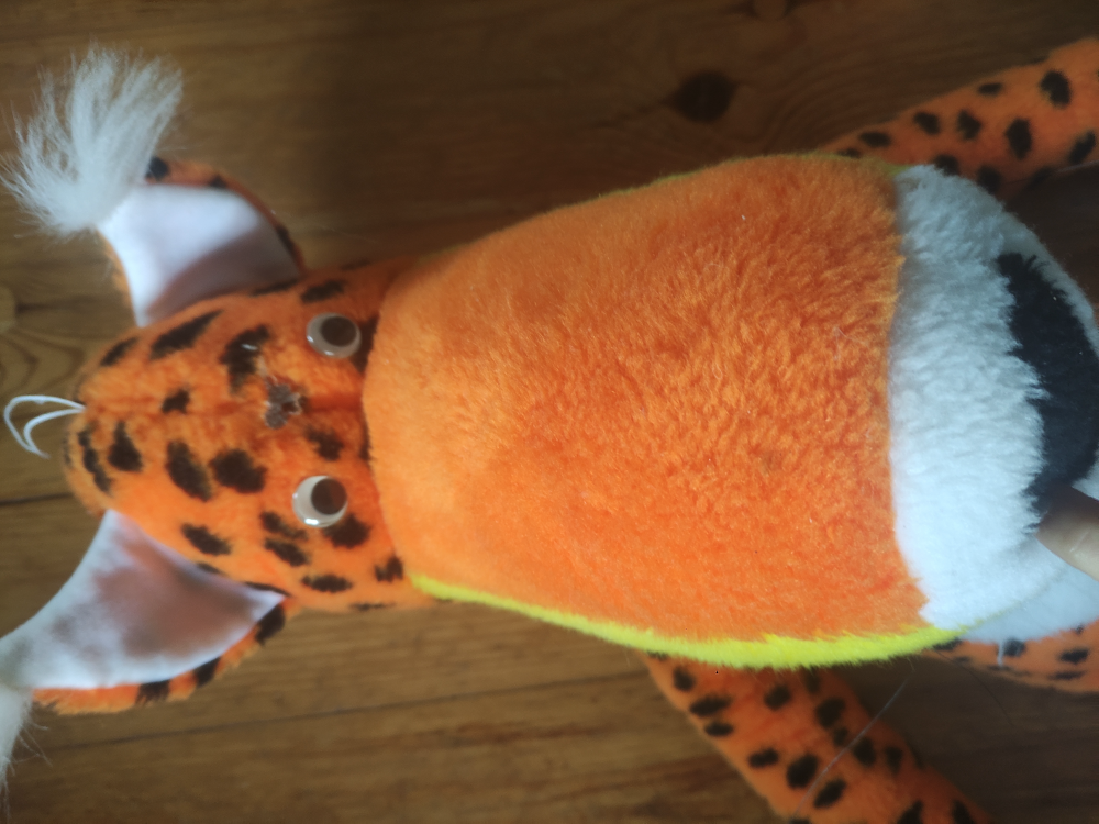 Duży miś tygrysek z Kubusia Puchatka pomarańczowy w cętki 