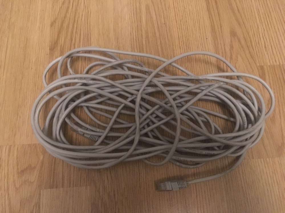 Kabel ethernetowy około 10 m