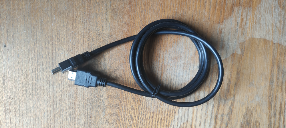 Kabel HDMI 1m czarny audio-video