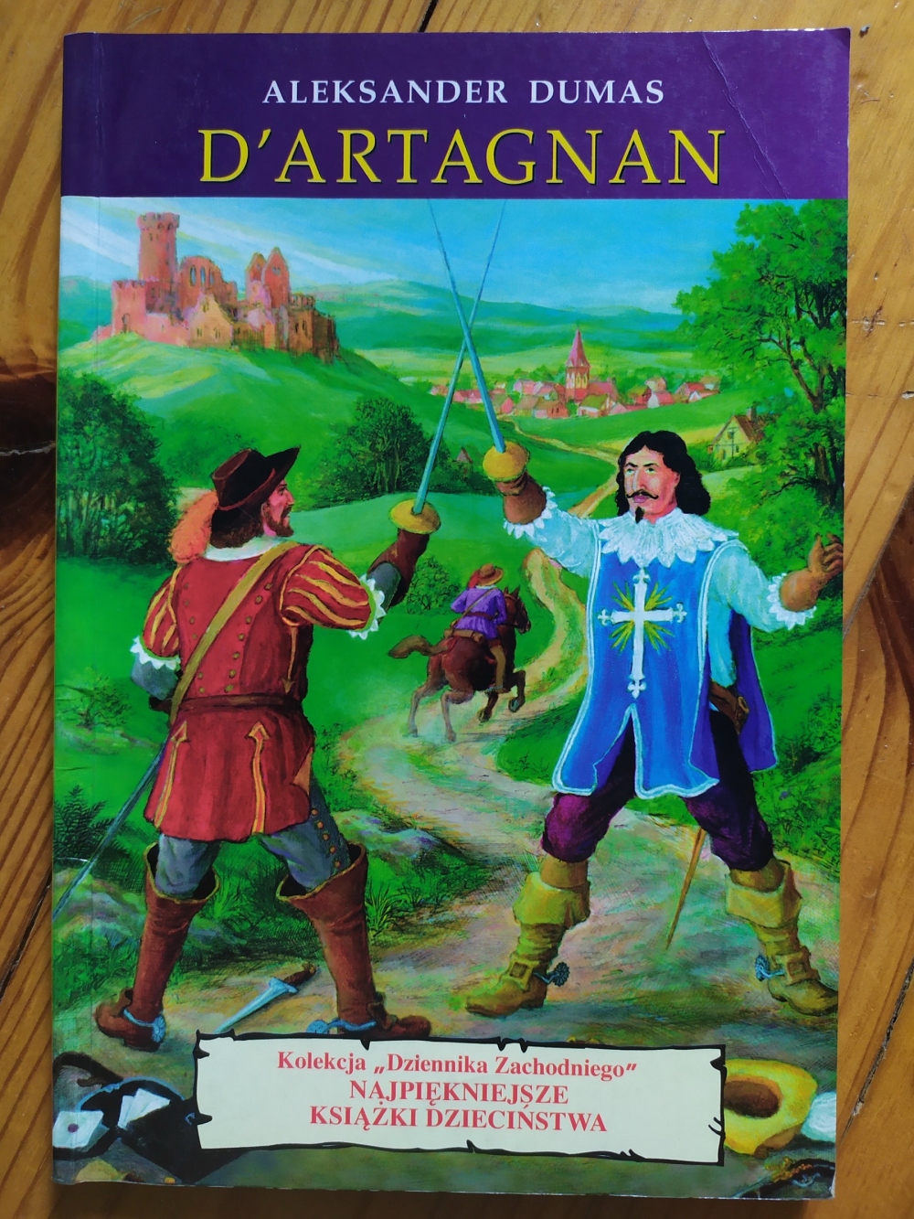 Książka D'Artagnan trzej muszkieterowie Aleksander dumas
