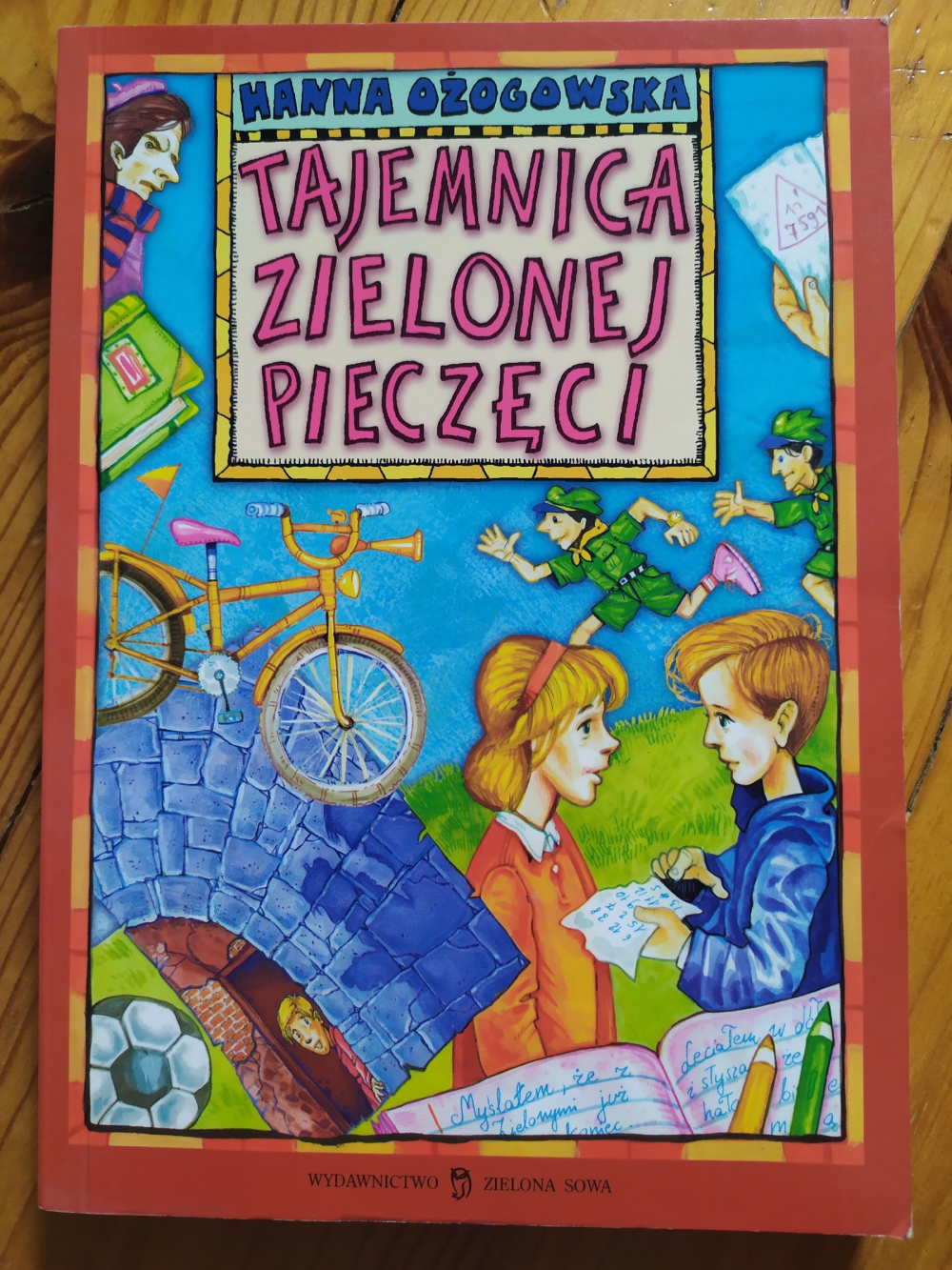 Książka tajemnice zielonej pieczęci Hanna Ozogowska sowa