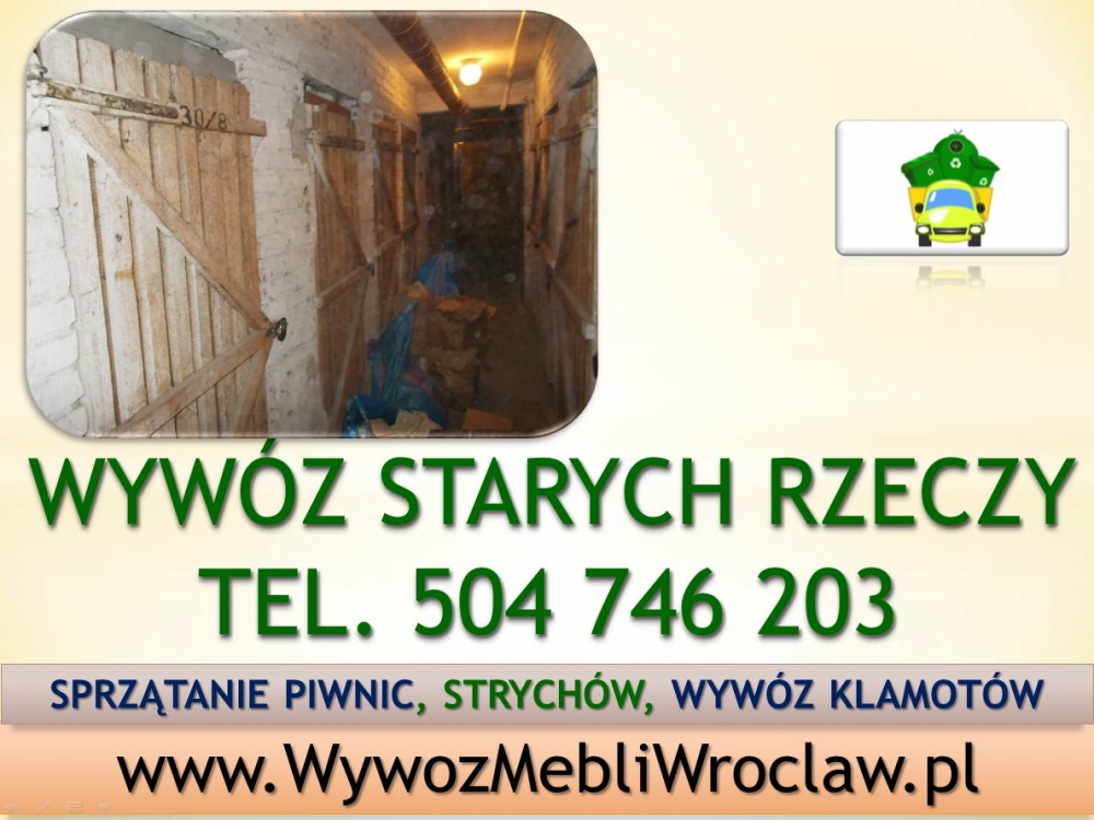 Kto wywozi meble we Wrocławiu, tel  504746203, wywóz mebli