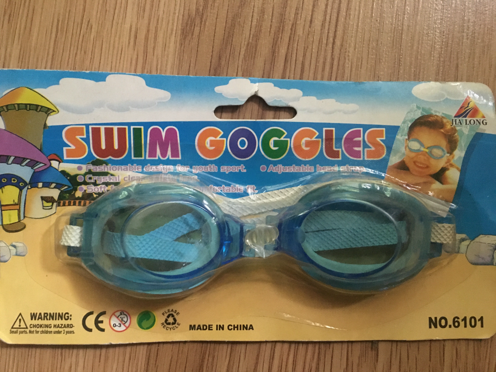 Okularki/ gogle pływackie dziecięce niebieskie