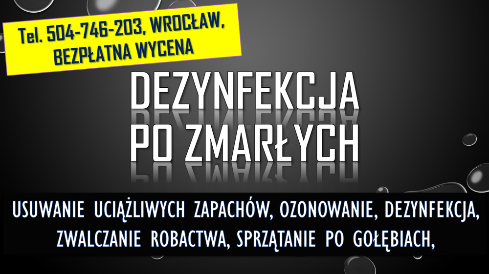 Ozonowanie mieszkania, cena, tel. 504-746-203, Wrocław