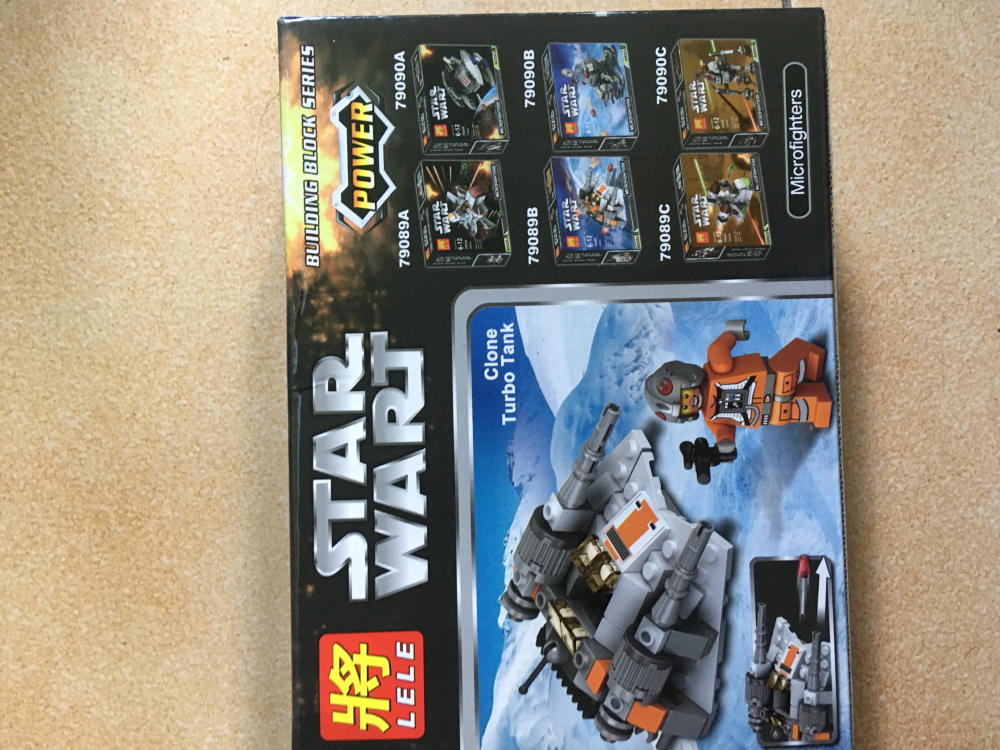 Samolot bojowy z klockow Star Wart seria B