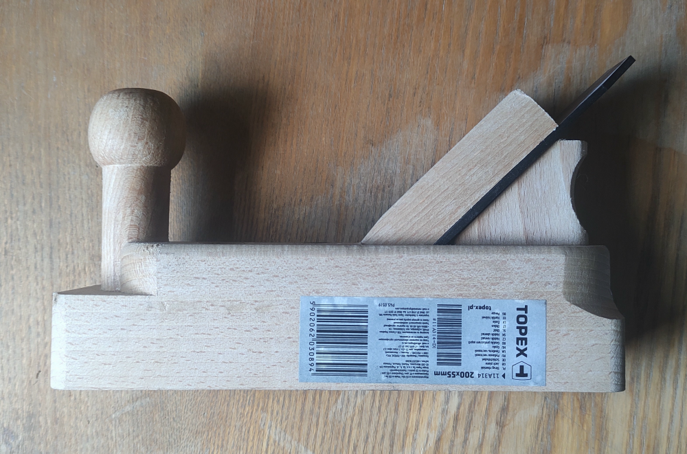 Strug równiak do prac stolarskich w drewnie 200x55mm TOPEX
