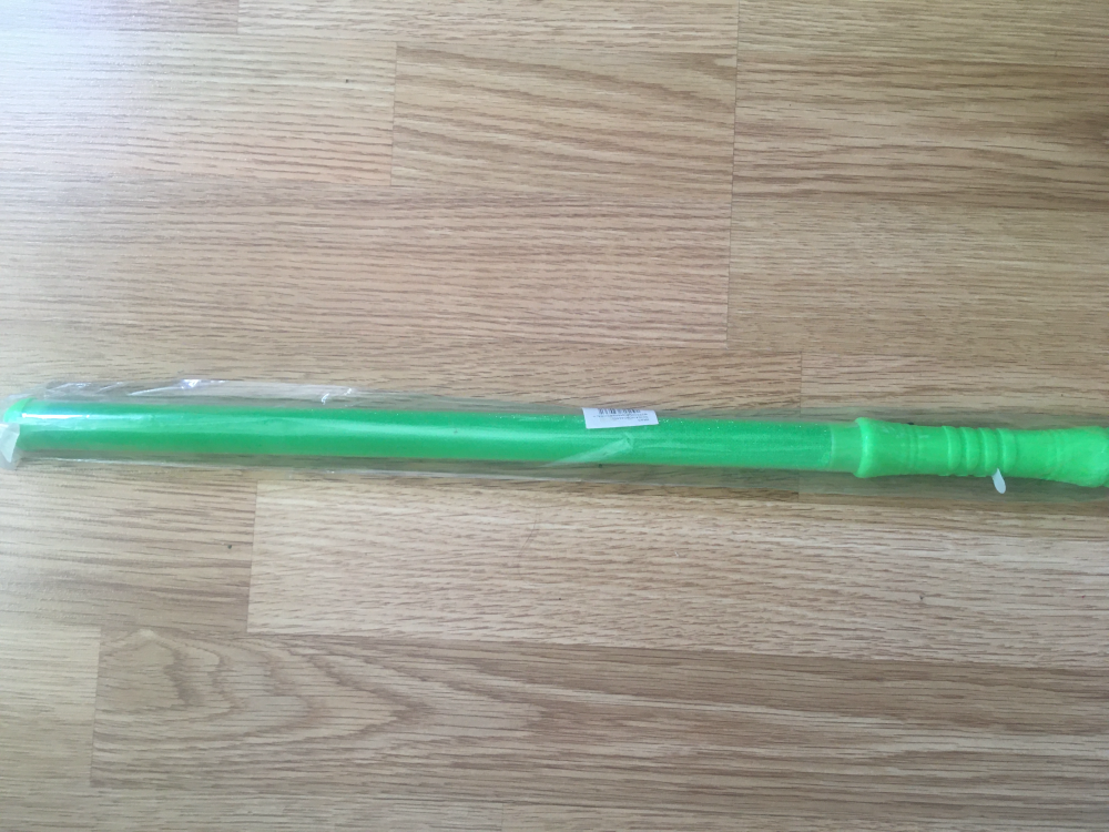 Zabawka miecz świetlny na baterie zielony fantastyka