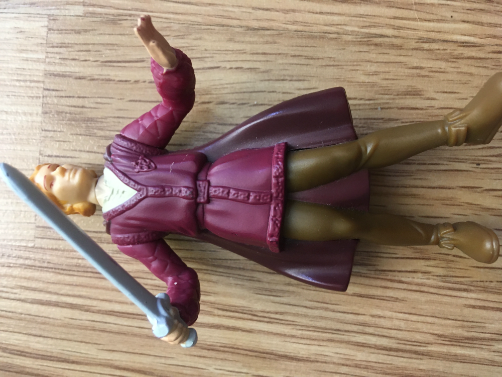 Zabawka figurka król Artur Shrek z mieczem Mcdonalds