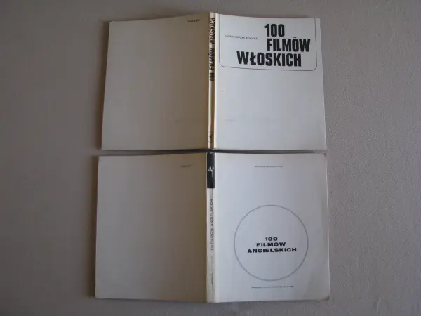 100 filmów angielskich A. Kołodyński, 100 filmów włoskich 