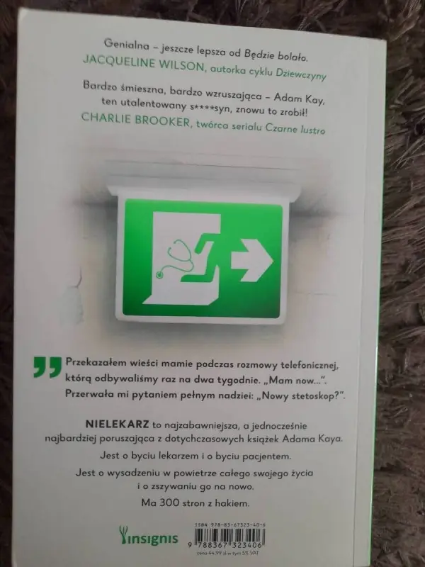 Adam Kay - "Nielekarz, czyli jak wyleczyłem się z medycyny"