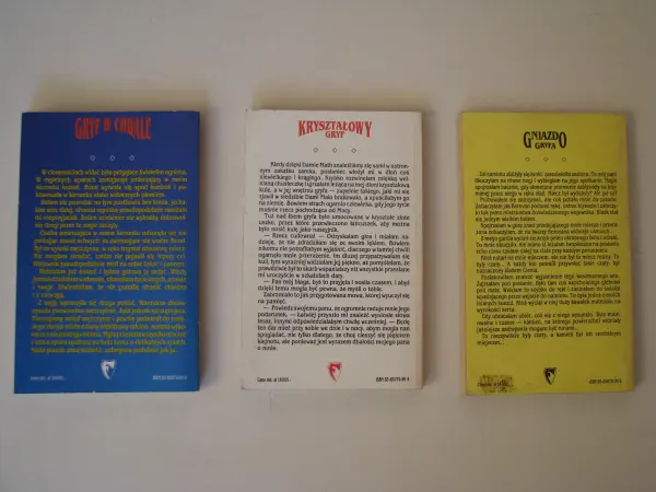 Andre Norton Kryształowy Gryf, Gryf w chwale, Gniazdo Gryfa