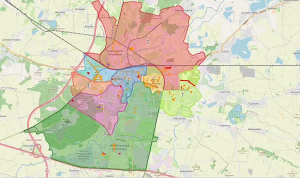 Biuro pisania pism, miejscowy plan zagospodarowania