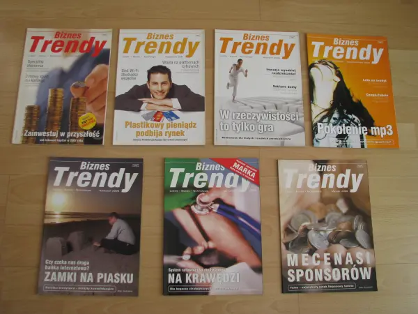 Biznes Trendy magazyn 2005r, 2006r i 2007r. 
