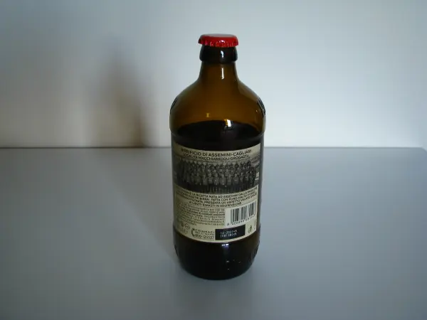 Butelka kolekcjonerska z kapslem Ichnusa 