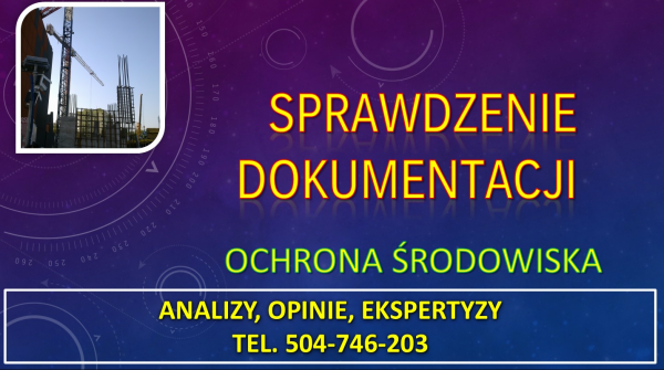 Cena Karty informacyjnej przedsięwzięcia, tel. 504-746-203,