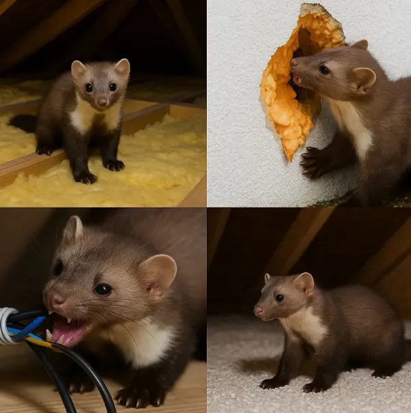 Czyszczenie strychu, poddasza po kunach, tel. 504-746-203,