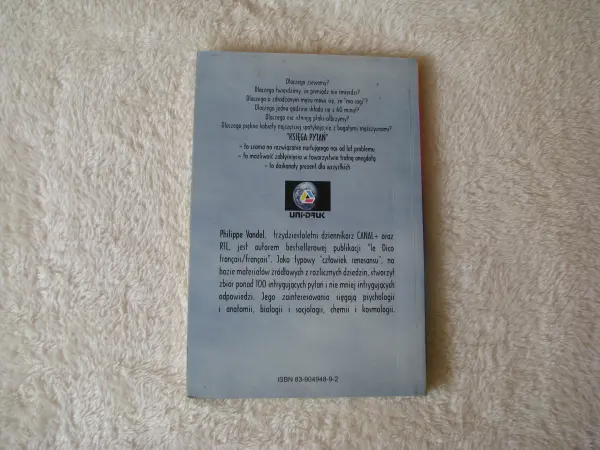 Dlaczego? Księga pytań - Philippe Vandel 