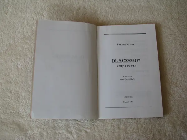 Dlaczego? Księga pytań - Philippe Vandel 