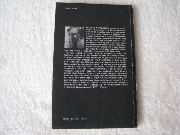 Don Wollheim proponuje 1985 Najlepsze opowiadania SF roku 19