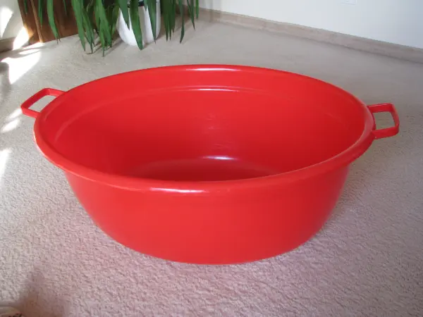 Duża miska wanienka owalna 74 cm 60 l na pranie miednica bal