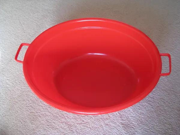 Duża miska wanienka owalna 74 cm 60 l na pranie miednica bal