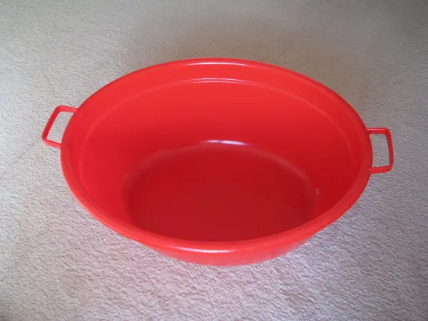 Duża miska wanienka owalna 74 cm 60 l na pranie miednica bal