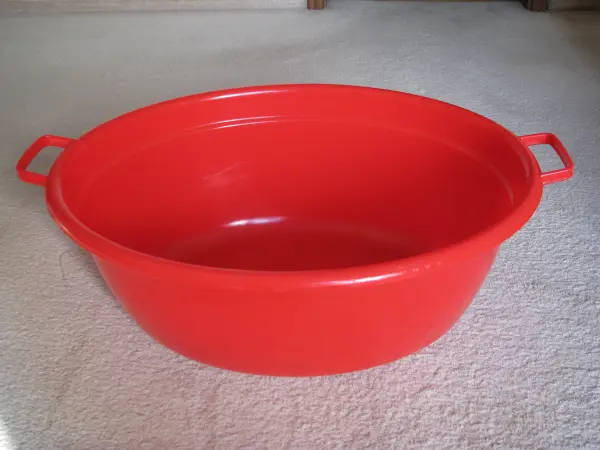 Duża miska wanienka owalna 74 cm 60 l na pranie miednica bal