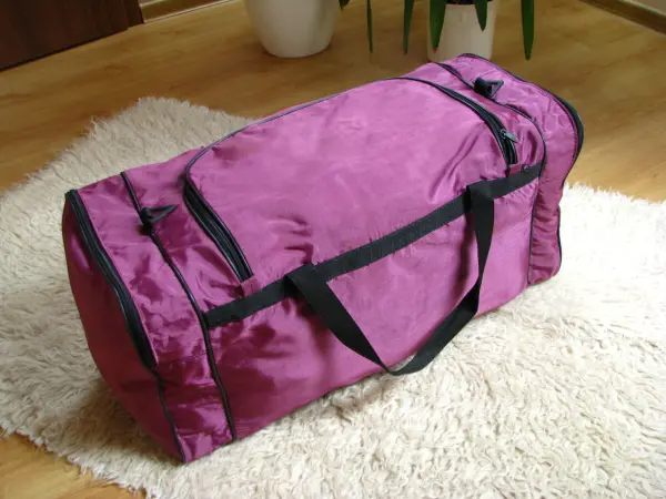 Duża, mocna torba turystyczno-sportowa 3-komorowa 