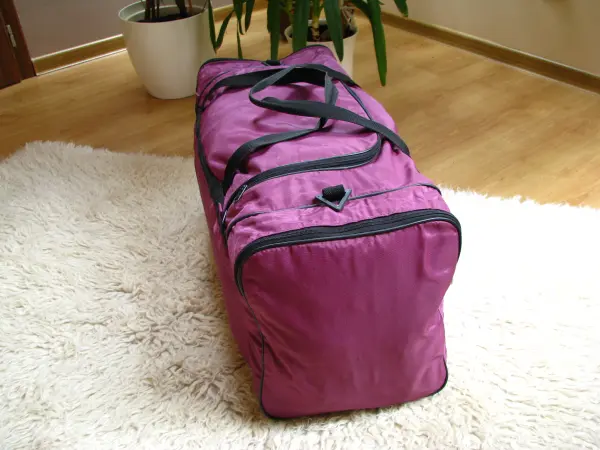 Duża, mocna torba turystyczno-sportowa 3-komorowa 