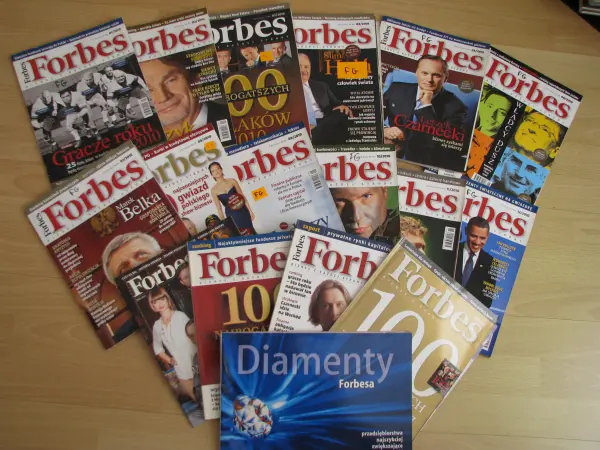 Forbes – miesięcznik 2010, 2015 i Forbes Life 2015r
