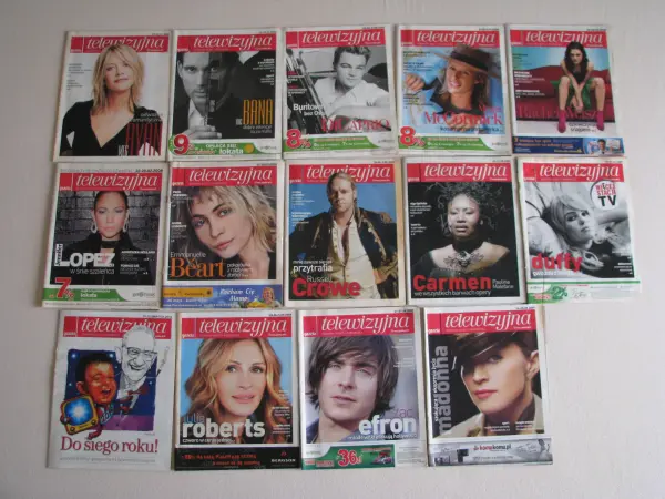 Gazeta telewizyjna TV - Gazeta Wyborcza z lat 2008 - 2009 