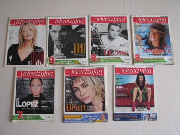 Gazeta telewizyjna TV - Gazeta Wyborcza z lat 2008 - 2009 