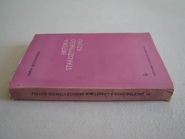 Historia starożytnego Rzymu Maria Jaczynowska 