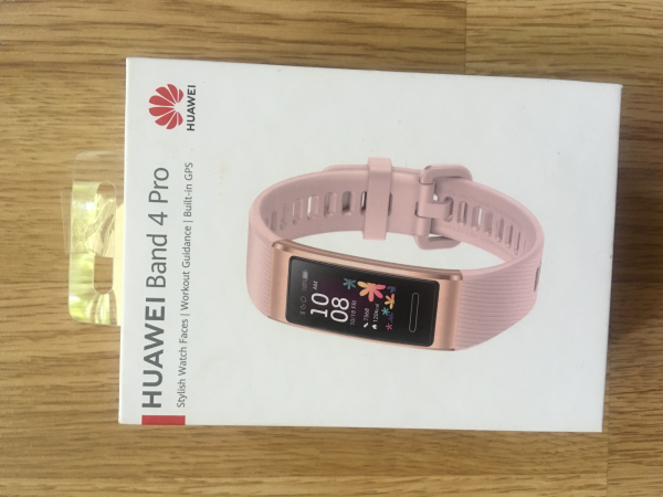 Huwei band 4 pro pink gold Bluetooth opaska na rękę 