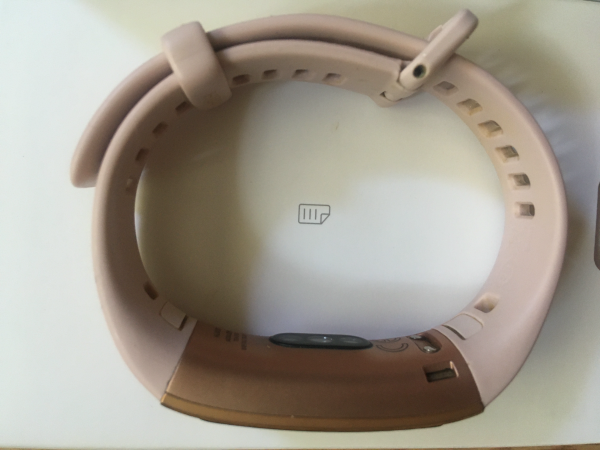 Huwei band 4 pro pink gold Bluetooth opaska na rękę 