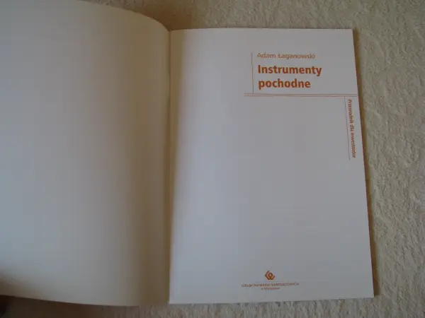 Instrumenty pochodne, Łangowski Adam GPW 