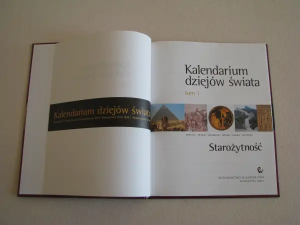 Kalendarium dziejów świata - Starożytność  