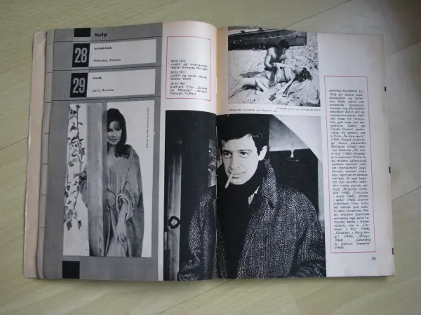 Kalendarz filmowy 1972 – kino, film 