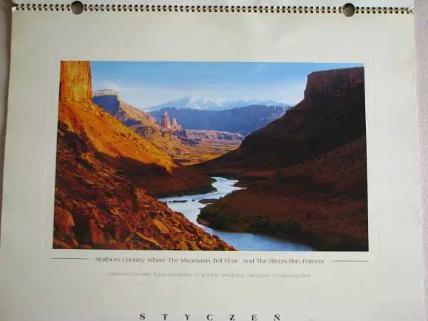 Kalendarz Marlboro Country 2001 r. 