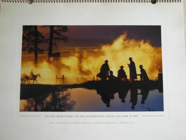 Kalendarz Marlboro Country 2001 r. 