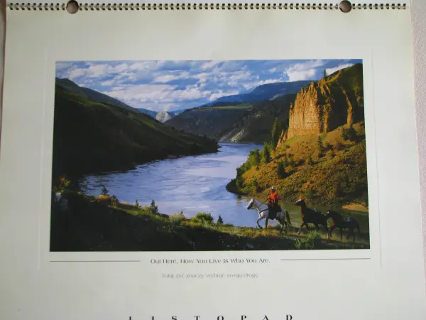 Kalendarz Marlboro Country 2001 r. 