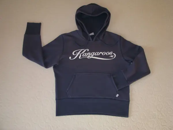 Kangaroos granatowa bluza kangurka wciągana z kapturem r. M
