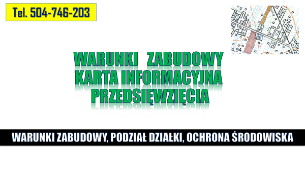 Karta informacyjna przedsięwzięcia, cena, ochrona środowiska