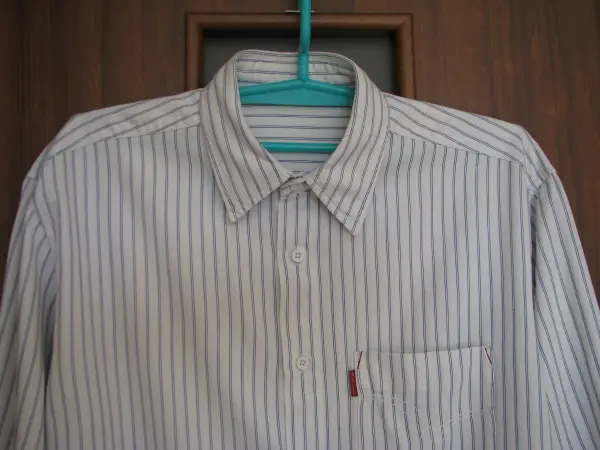 Koszula męska z długim rękawem, w paseczki, Lee Cooper, L  