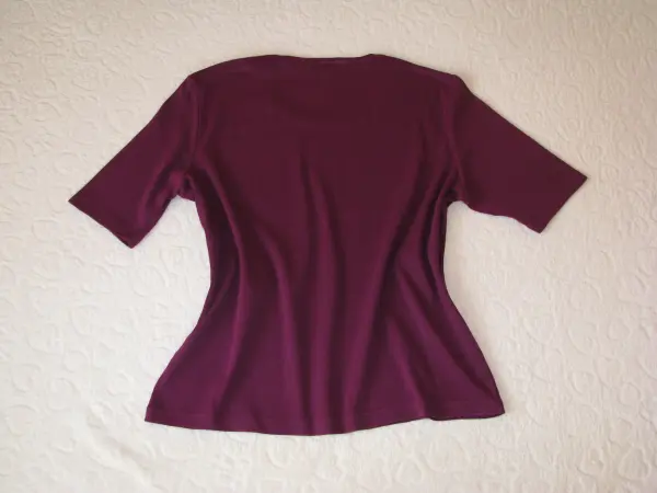 Koszulka OLSEN ze zdobieniami bluzka krótki rękaw T-shirt