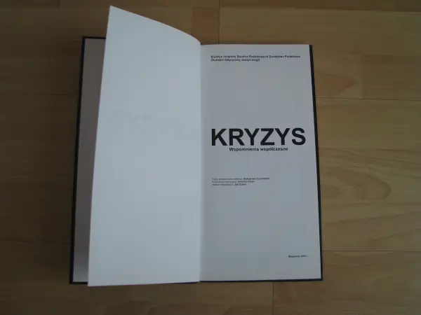 Kryzys, wspomnienia współczesne – Satyrykon, zeszyt drugi