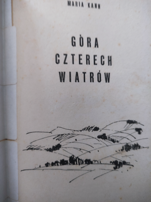 Książka Góra czterech wiatrów Maria Kann Nasza Księgarnia 