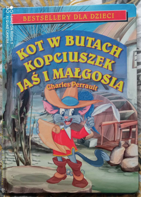 Książka "Kot W Butach, Kopciuszek, Jaś i Małgosia" Perrault