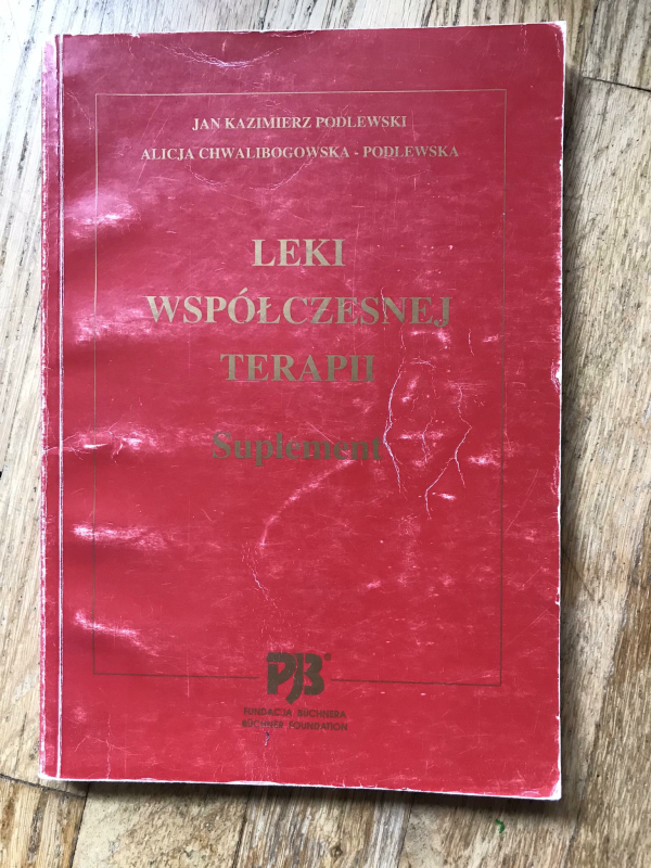 Książka leki współczesnej terapii suplement dla studentow