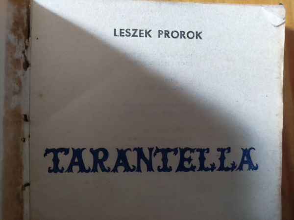 Książka Tarantella Leszek Prorok Wydawnictwo poznańskie 1969